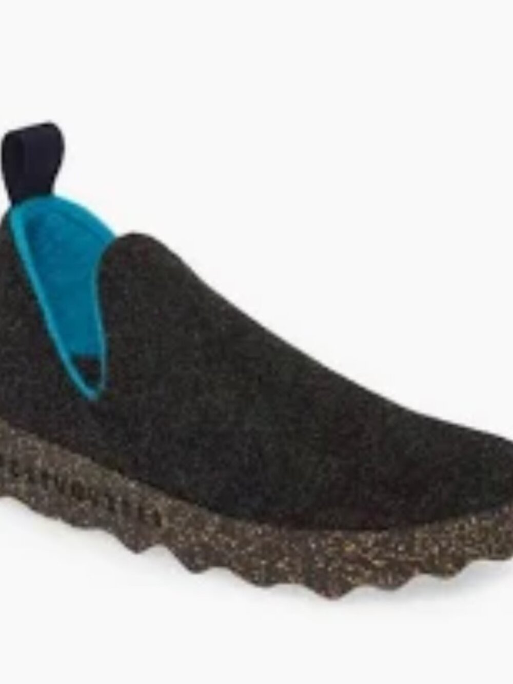 Asportuguesas Fly London City Slip On Shoes Wool Felt SZ 40 US 9- 9.5 Dark Gray